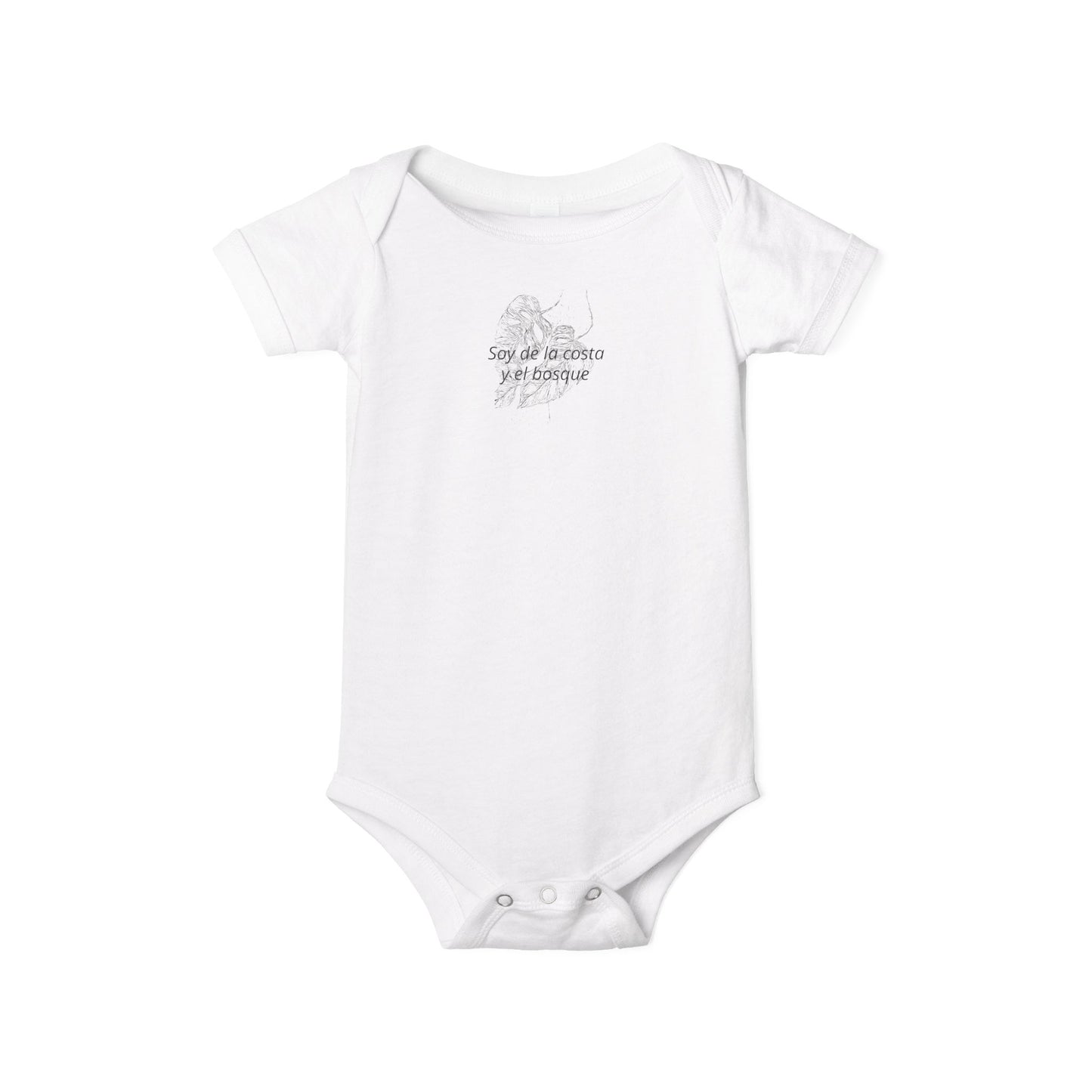 100% Cute Infant Onesie — Minimal Baby Bodysuit with Tiny Front Graphic