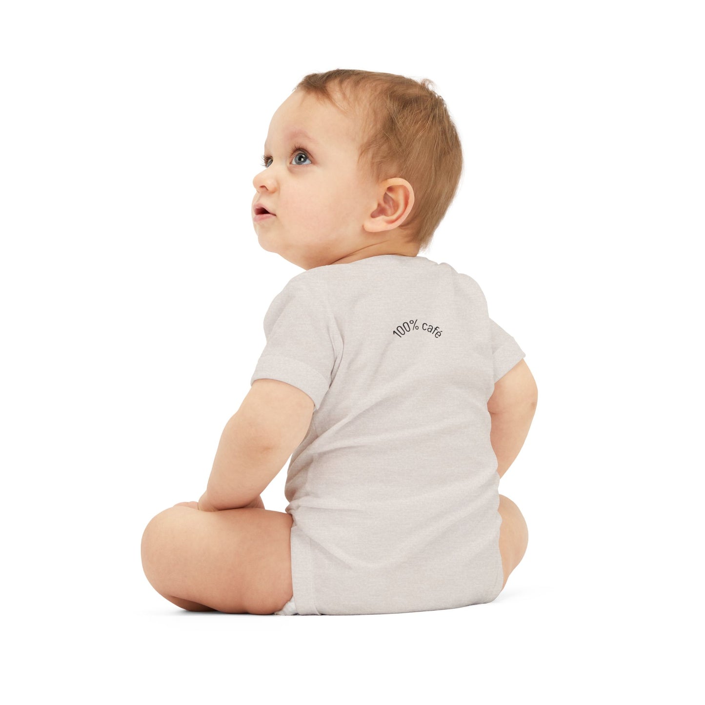 100% Cute Infant Onesie — Minimal Baby Bodysuit with Tiny Front Graphic