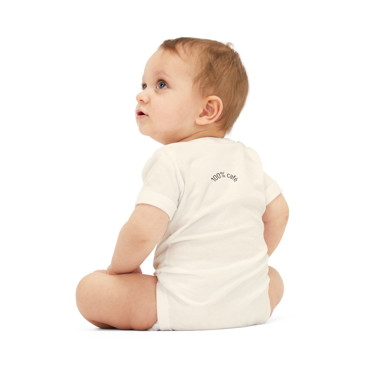 100% Cute Infant Onesie — Minimal Baby Bodysuit with Tiny Front Graphic
