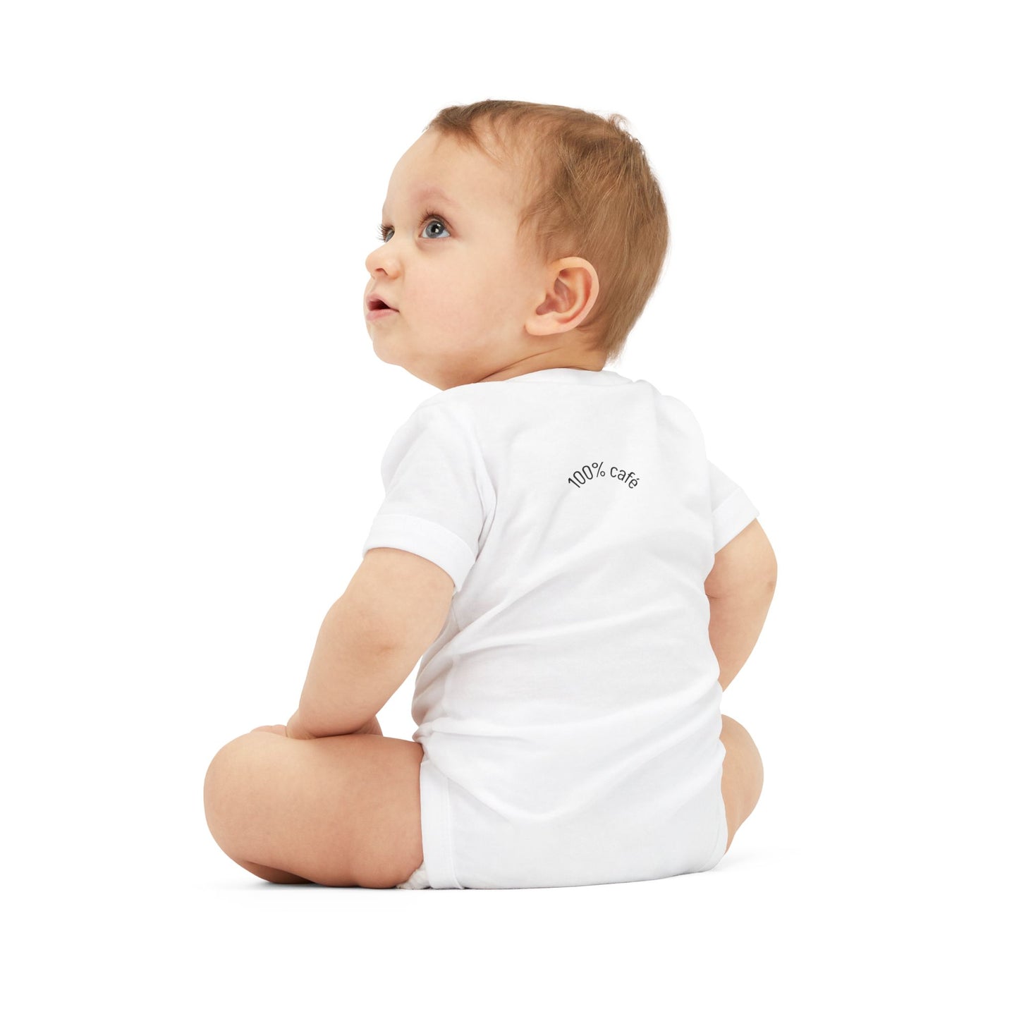 100% Cute Infant Onesie — Minimal Baby Bodysuit with Tiny Front Graphic