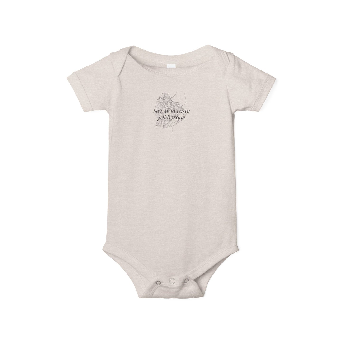 100% Cute Infant Onesie — Minimal Baby Bodysuit with Tiny Front Graphic