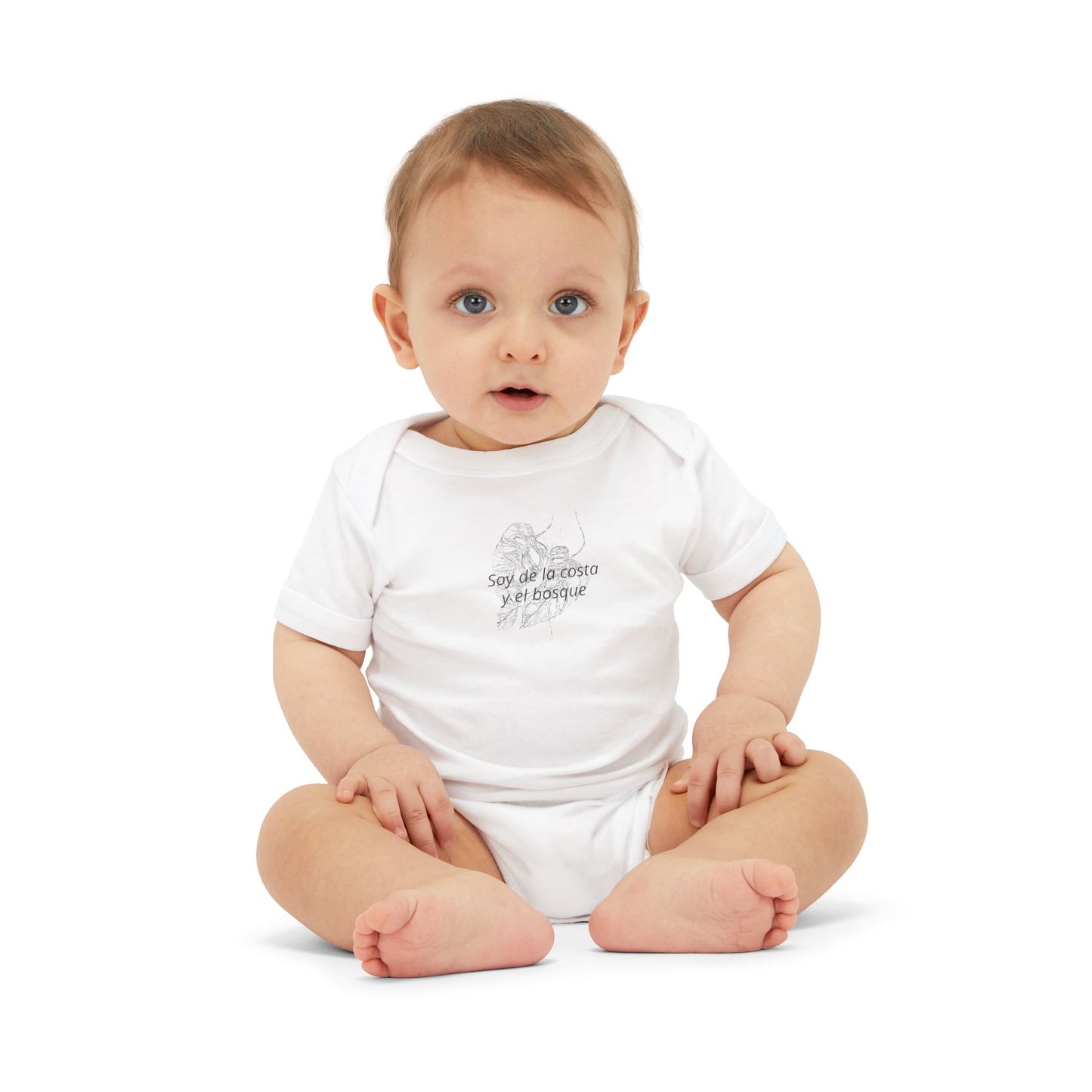 100% Cute Infant Onesie — Minimal Baby Bodysuit with Tiny Front Graphic