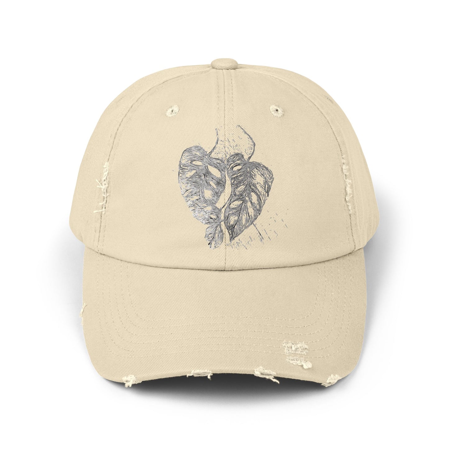 Unisex Distressed Cap with Heart Design - Perfect for Casual Outings and Gifts