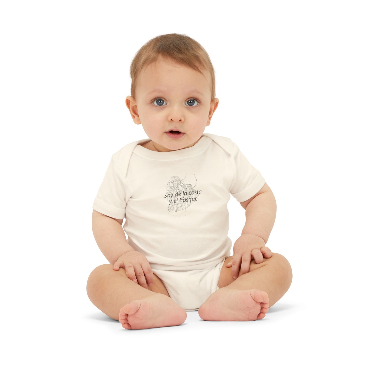100% Cute Infant Onesie — Minimal Baby Bodysuit with Tiny Front Graphic