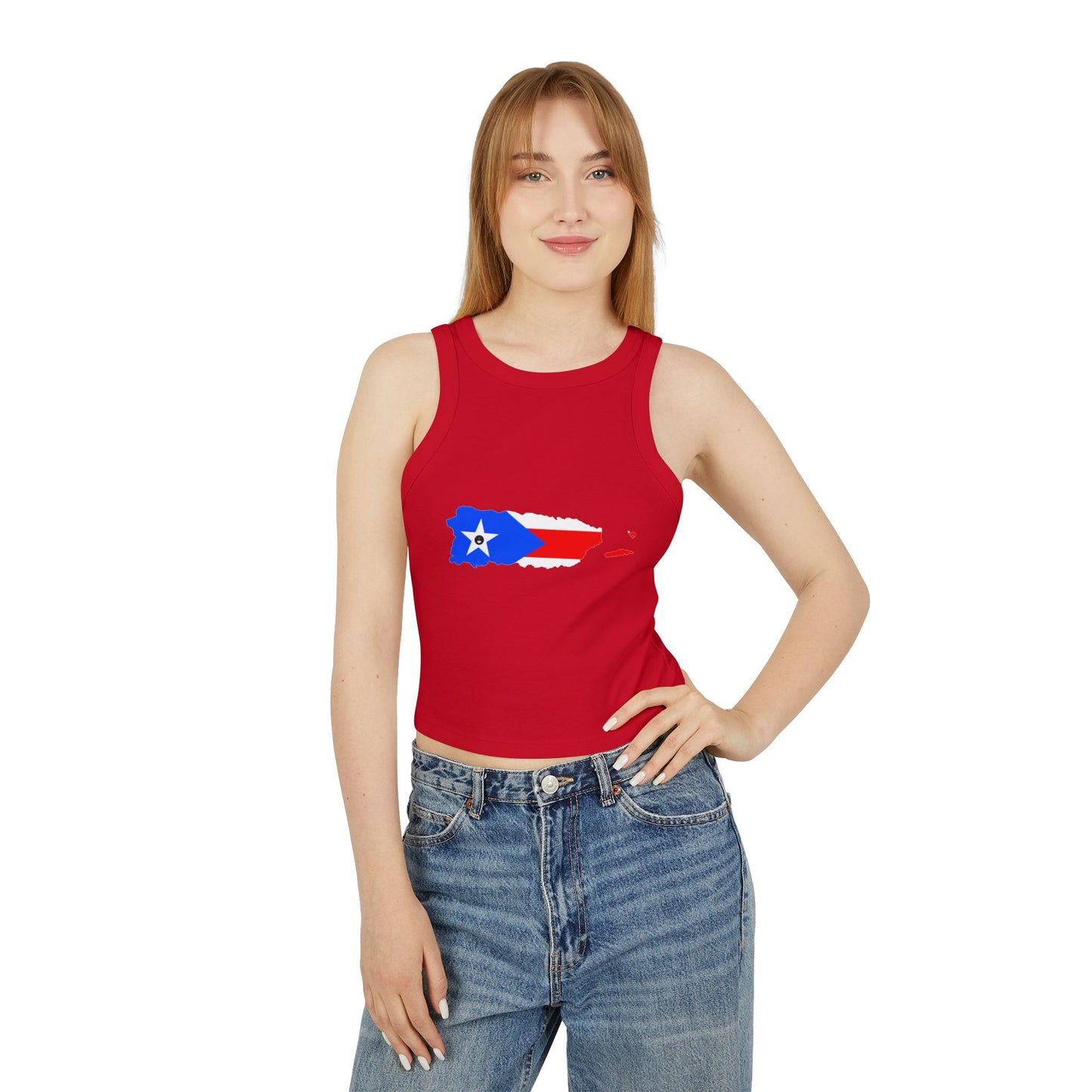 Women's Micro Rib Racer Tank Top