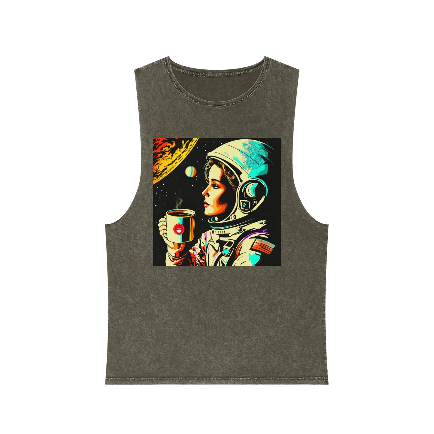 Unisex Stonewash Tank Top