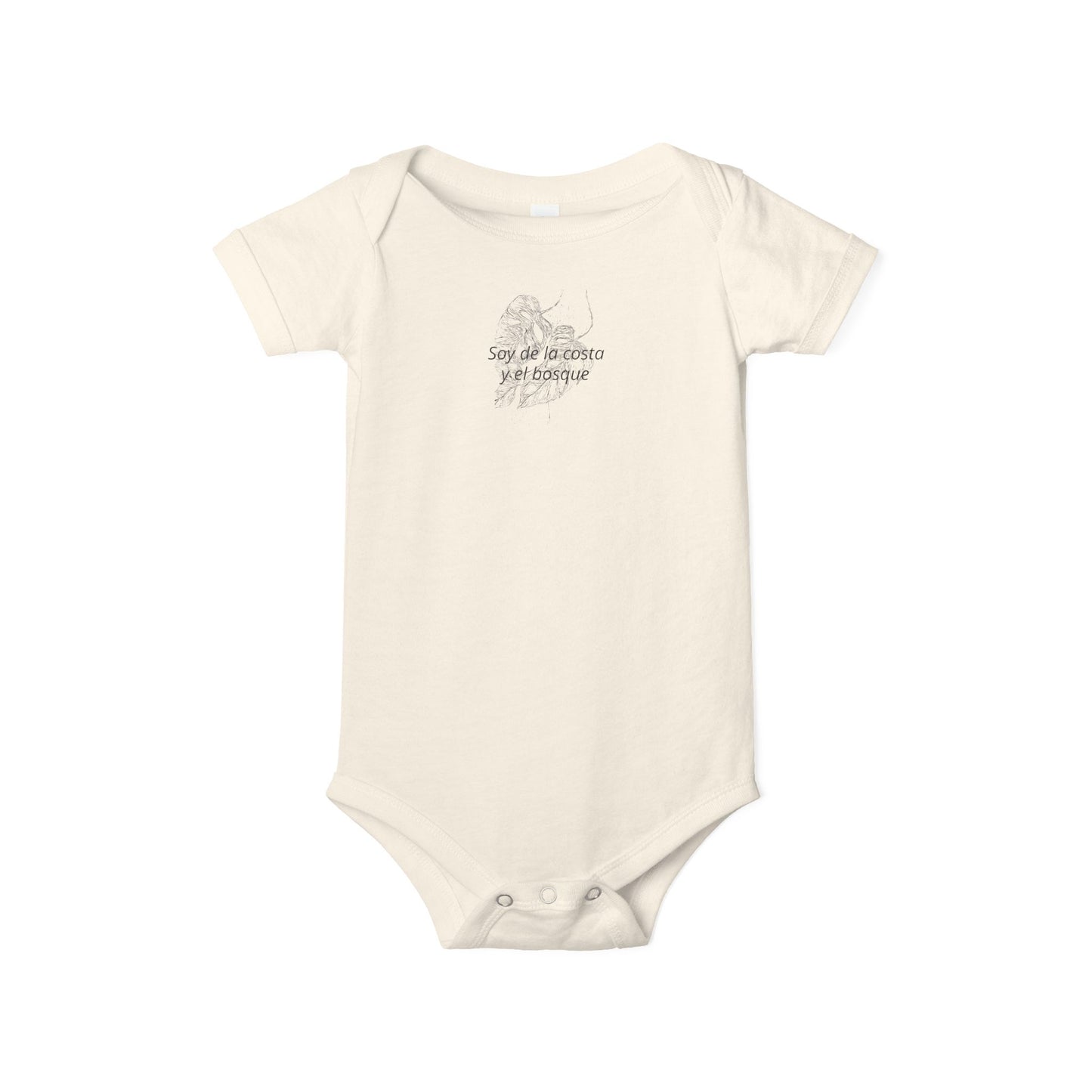 100% Cute Infant Onesie — Minimal Baby Bodysuit with Tiny Front Graphic