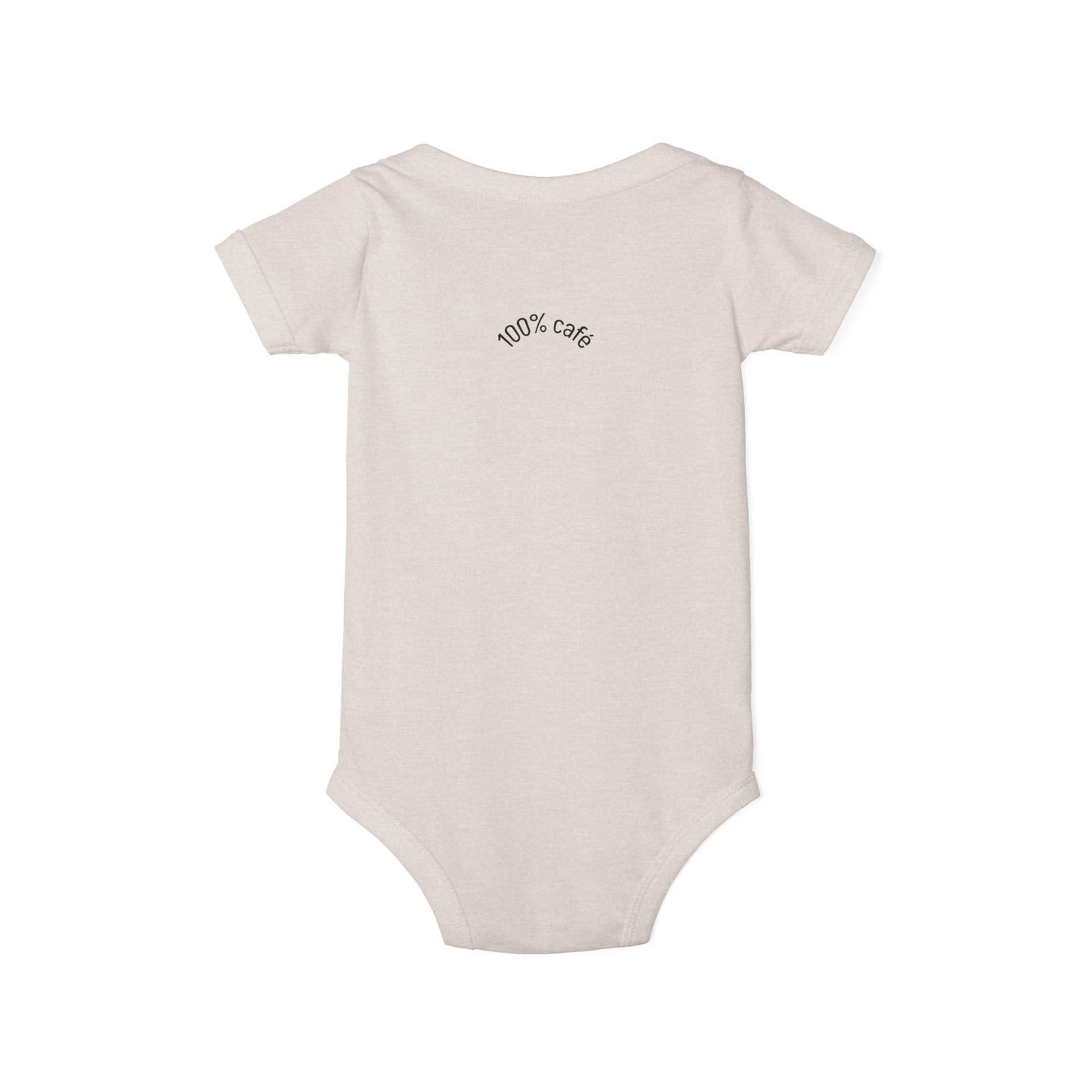 100% Cute Infant Onesie — Minimal Baby Bodysuit with Tiny Front Graphic